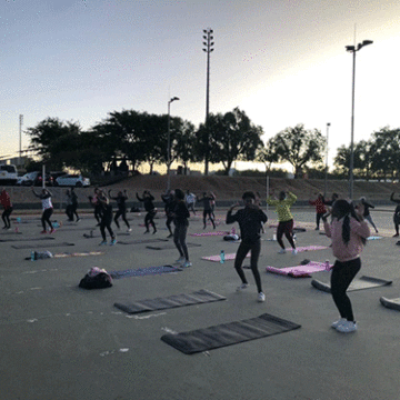 aerobics 2 Jig to Amapiano aerobics with coach Namaseb