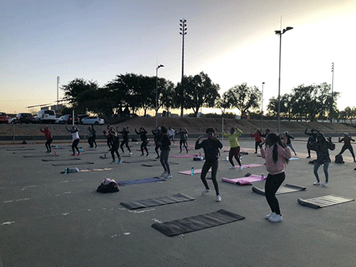 aerobics 2 Jig to Amapiano aerobics with coach Namaseb