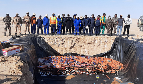 ammunition Authorities destroy over 5 000 weapons