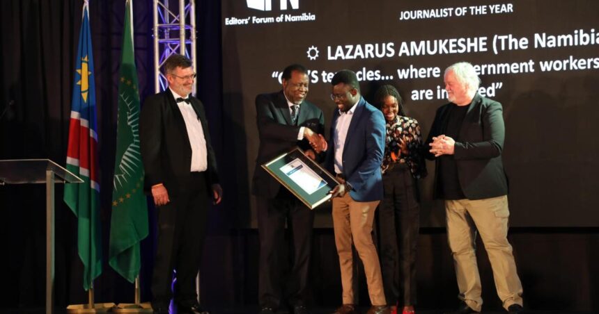 amukeshe 1 Amukeshe scoops top journalism award