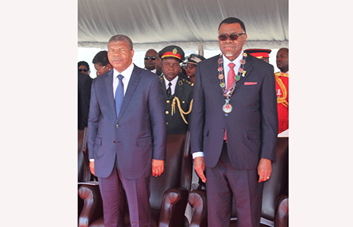 angola 1 Geingob congratulates Angola’s Lourenço
