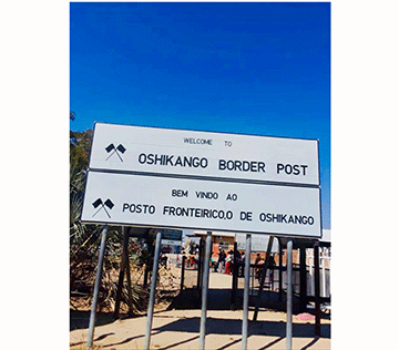 border2 Border police freezing in Oshikango..as young cops resign