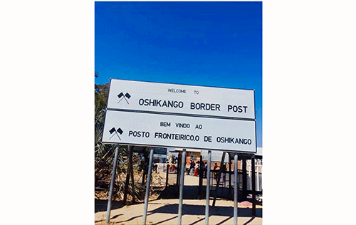 border2 Border police freezing in Oshikango..as young cops resign