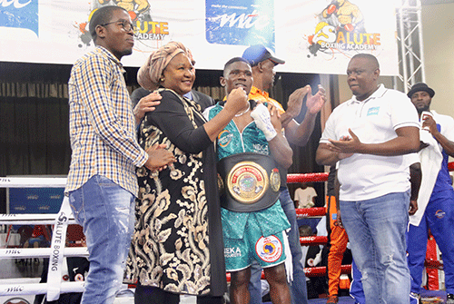 boxer jpg Nghutenanye: I am ready to take on the big guns…as he successfully defends title