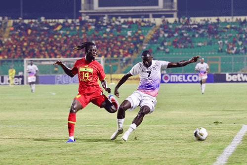 brave warriors 1 Ghana, Namibia settle for draw