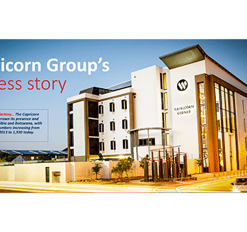 Financial Services – The Capricorn Group remains one of the most valuable stocks on the Namibian Stock Exchange (NSX)