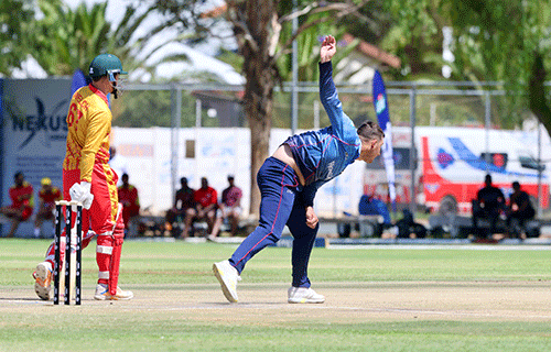 caption cricket Namibia wins opener