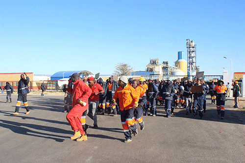 cement Striking cement workers threatened with sack