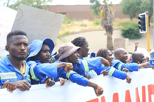 city 2 City cleaners demand permanent jobs