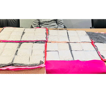 cocaine 1 1 Alleged cocaine smuggler remanded in custody