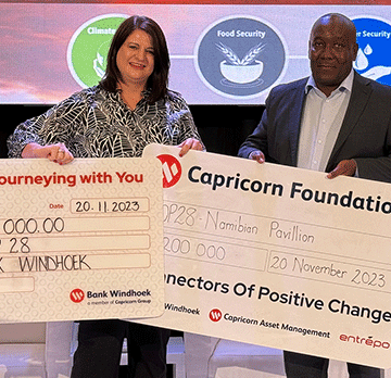Capricorn contributes to Namibia’s COP28 pavilion