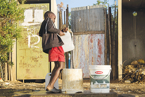 cow water City to use borehole water to meet demand