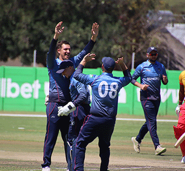 cricket 1 Namibia draws level against Zimbabwe
