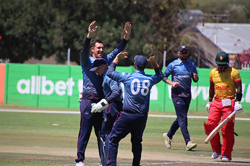 cricket 1 Namibia draws level against Zimbabwe