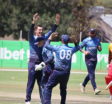 cricket jpg Namibia claims series victory