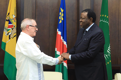 cuba 2 Geingob bids farewell to Cuban ambassador