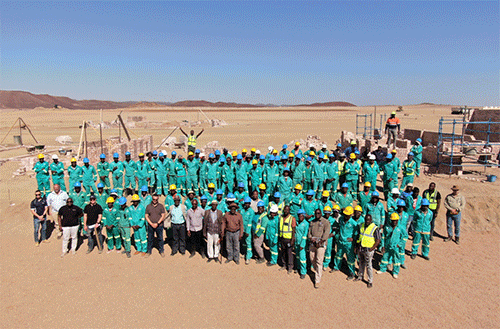 daures Construction of Daures Green Village on track