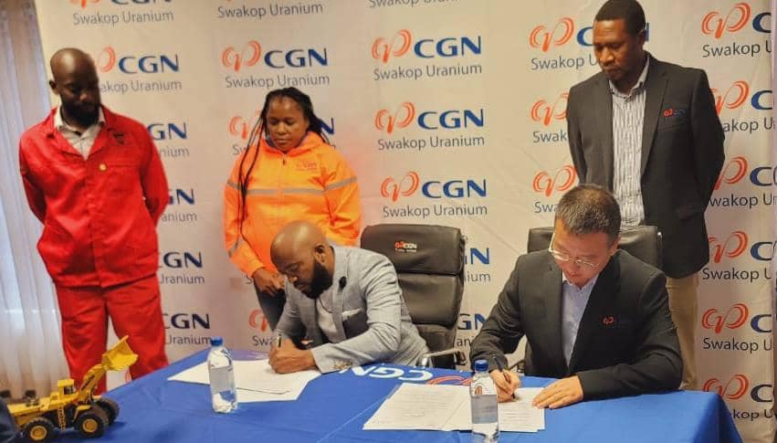 deal 1 Swakop Uranium, MUN sign wage agreement