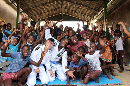 delano kids jpg Delano Muller: Using kickboxing to transform lives