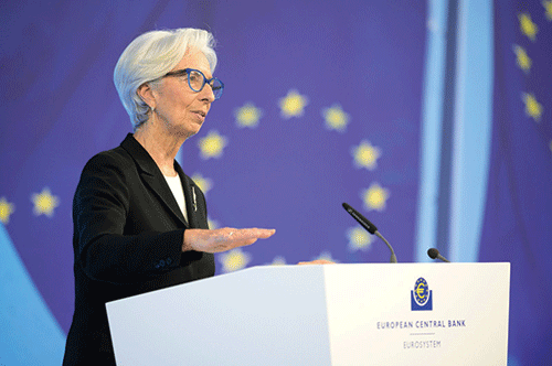 ecb ECB interest rates at peak: Lagarde