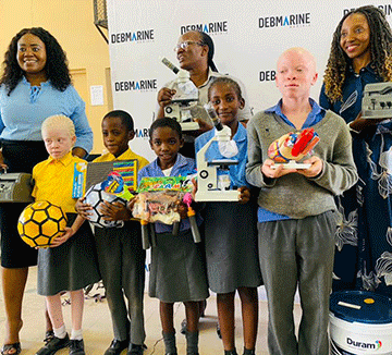 eluwa Debmarine Namibia extends help to Eluwa