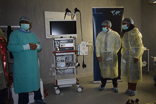 endoscopy Debmarine Namibia hands over endoscopy machine to state