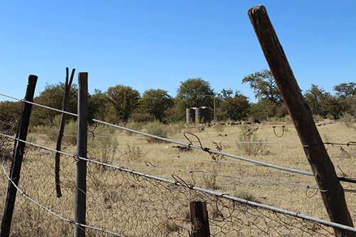 etosha fence Etosha fence upgrade in progress