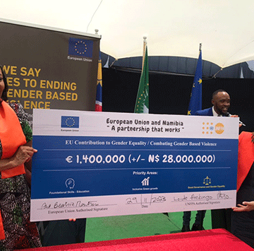 eu gbv launch 2 2 EU and UNFPA to combat GBV in Namibia