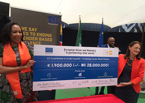 eu gbv launch 2 2 EU and UNFPA to combat GBV in Namibia