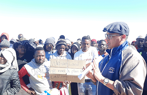 farm 37 Frustrated residents invade Farm 37