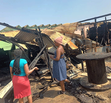 fire Shack fire robs family of breadwinner