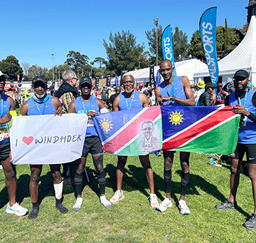 frans 1 Amakali urges everyone to lace up… as he takes on 250km through the desert