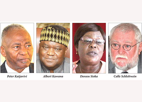 front page Old guard shuffle towards exit door