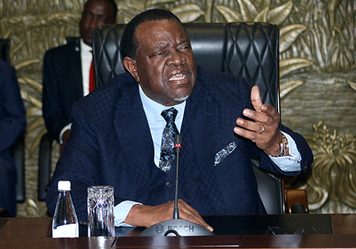 geingob 2 Geingob: Chiefs must stop land corruption