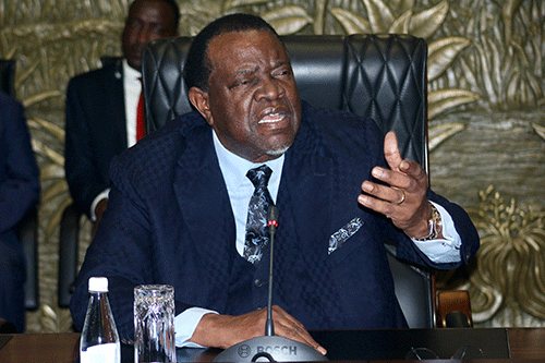 geingob 3 Geingob: I can’t praise myself