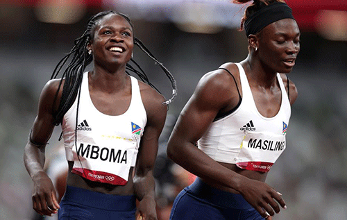 girls jpg Mboma sends stern warning to opponents…as Masilingi gets injured