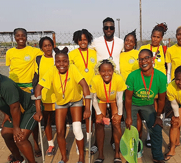 goalkeeper 3 Former goalkeeper overcomes injury to inspire