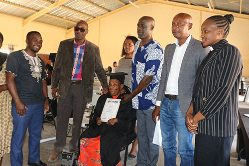 graduation 1 Kavango West residents gain leather production training