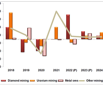 growth 1 Domestic growth for 2022 driven by diamond mining