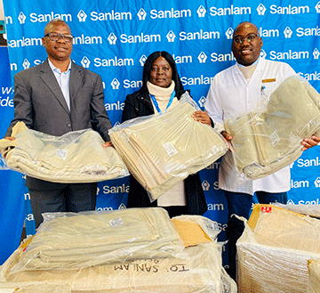 hospital 2 Sanlam donates blankets to Oshakati psychiatric ward