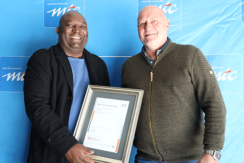 iso MTC now fully-ISO certified …first in SADC to attain six ISO standards at the same time