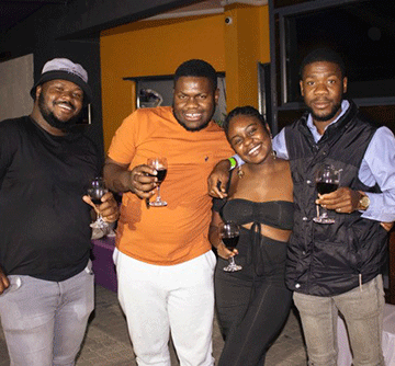 kapana Networking over kapana and wine