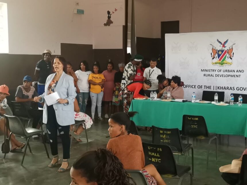 karasburg Governor encourages youth to learn from hardship