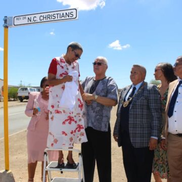 keetmanshoop christians street re naming Keetmanshoop recognises community leaders