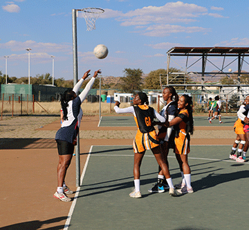 khomas jpg Exhilarating Super 10 netball action