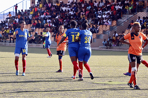 ladies jpg 1 Gure happy with Tura Magic’s good run…league title remains objective