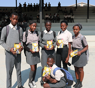 Capricorn Foundation  donates 1 200 portable  solar lamps to learners
