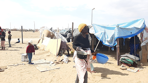 landgrab Walvis Bay homeless still destitute