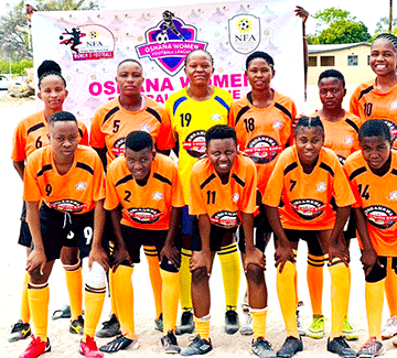 league Hope FC leads Oshana women’s league …as two teams call it quits