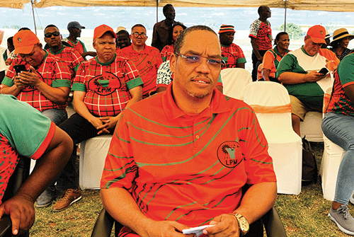 lpm 1 Swartbooi targets a Swapo defeat… as LPM launches 2024 elections’ campaign